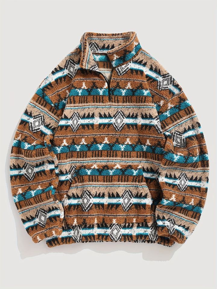 Cormac | Southwestern Quarter-Zip Pullover