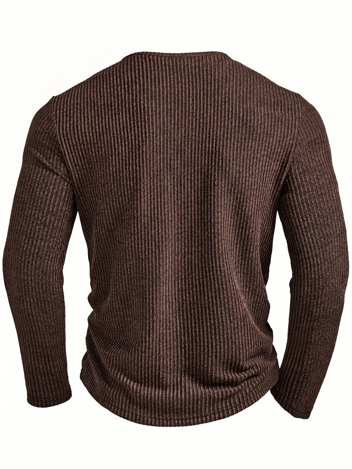 Callahan | Ribbed Long-Sleeve Henley