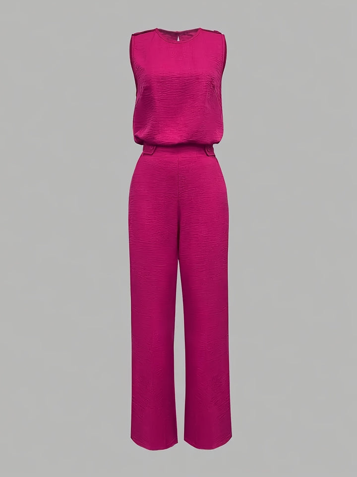 Rosanne | Refined Sleeveless Two-Piece Set