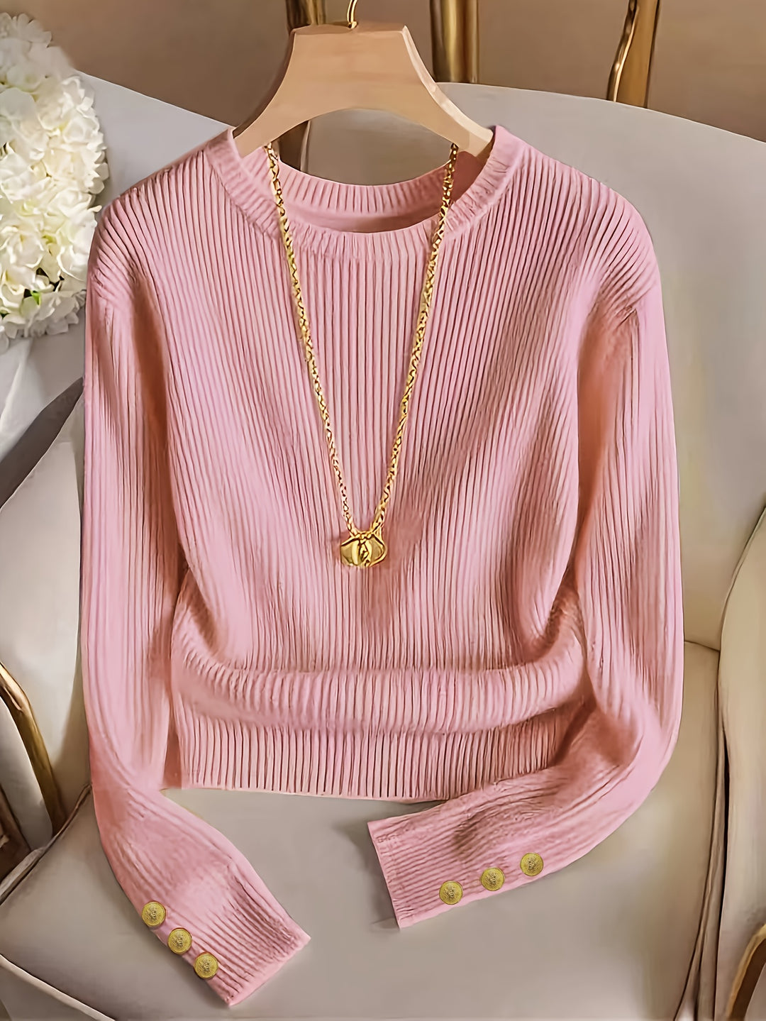 Sylvia | Refined Ribbed Top