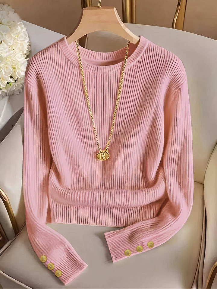 Sylvia | Refined Ribbed Top