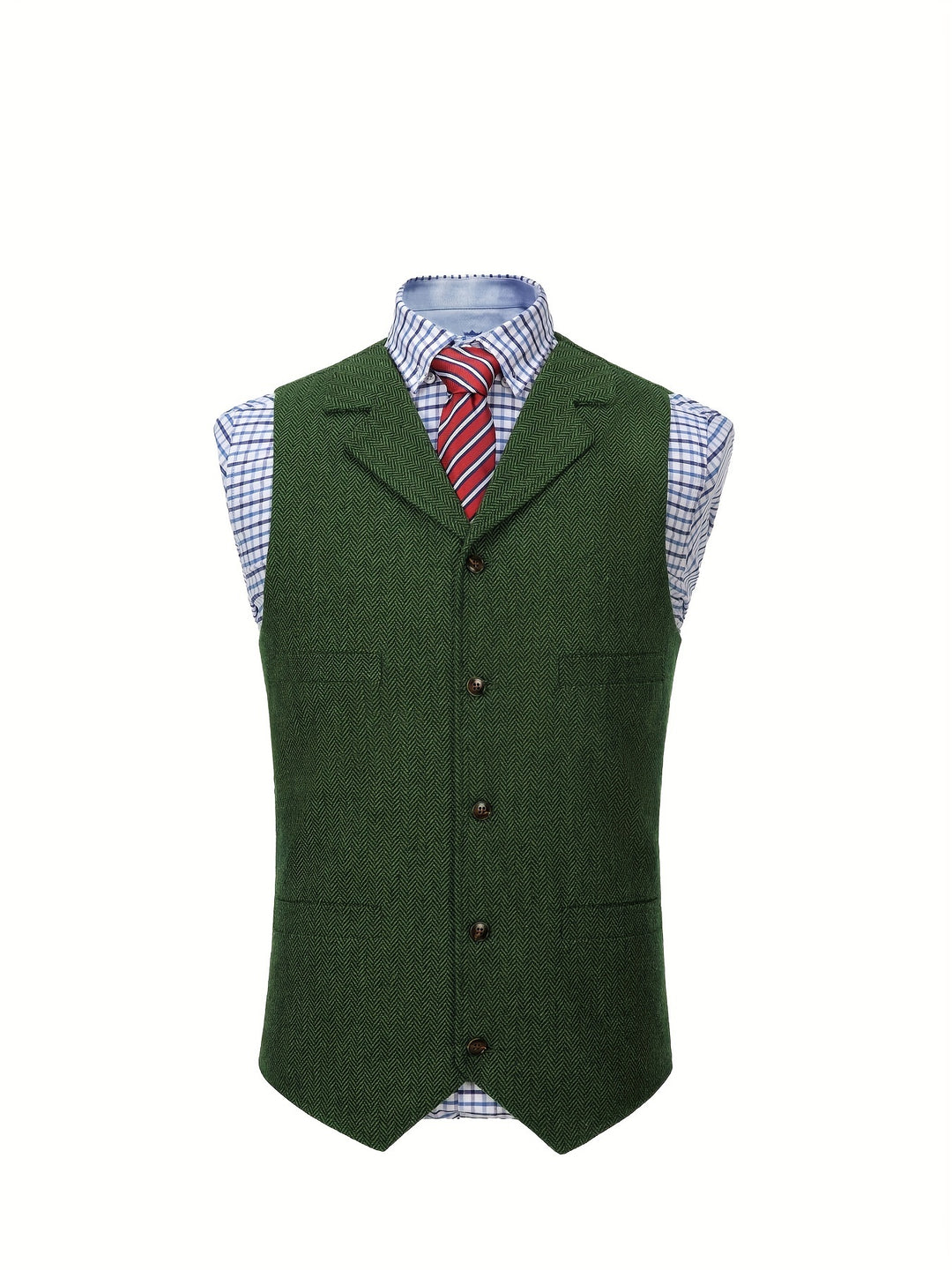 Waylon | Heritage Herringbone Vest