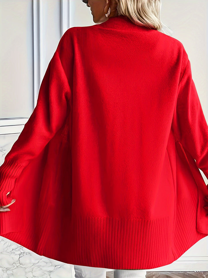 Charlotte | Draped Open-Front Cardigan