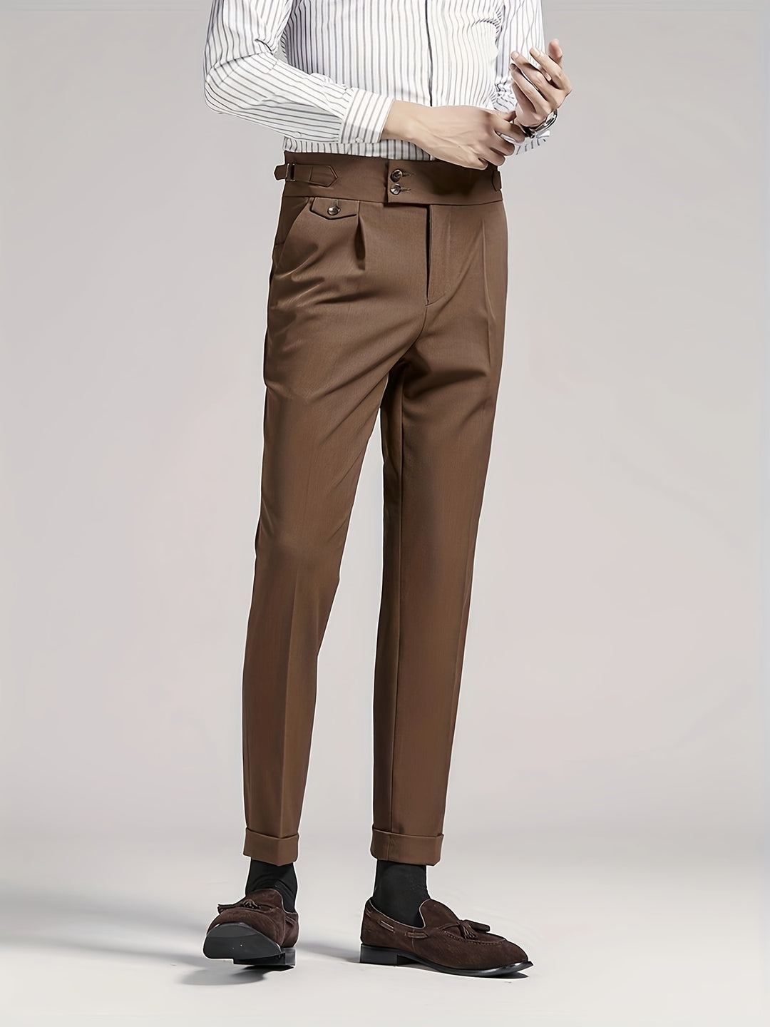 Ellis | Tailored Single-Pleat Trousers
