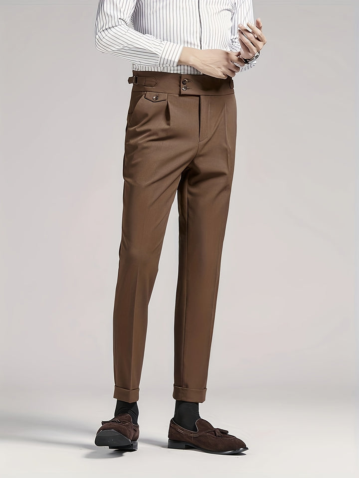 Ellis | Tailored Single-Pleat Trousers