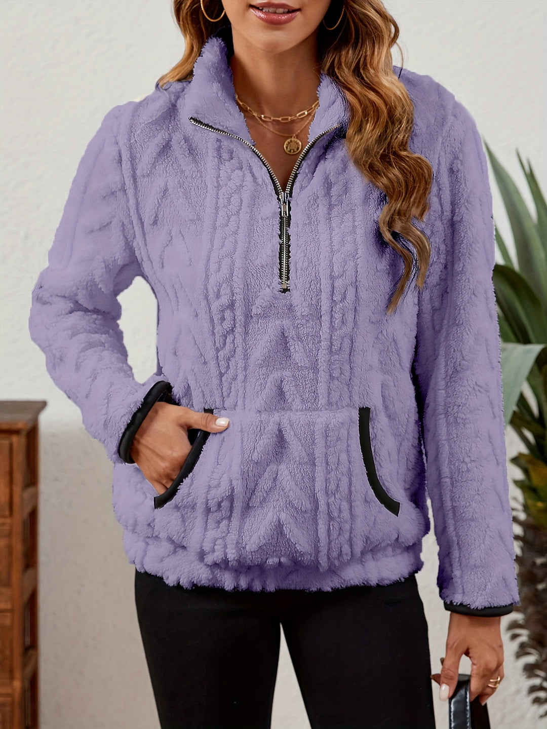 Regina | Cozy Half-Zip Pullover