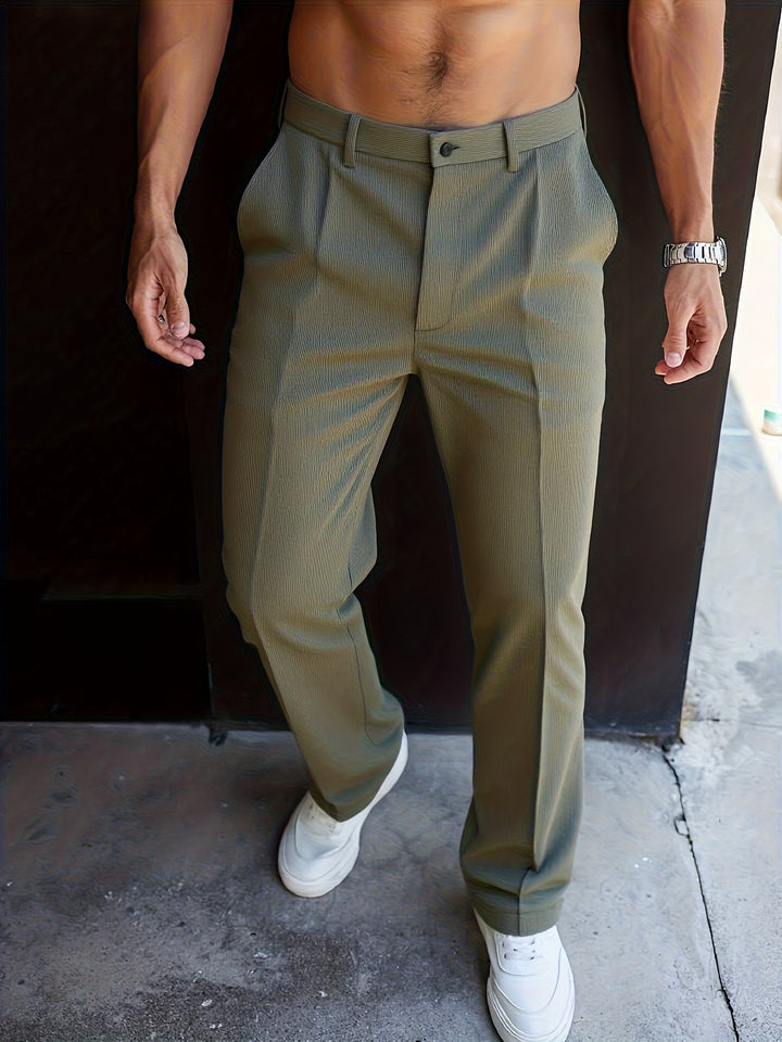 Jonathan | Tailored Straight-Leg Trousers