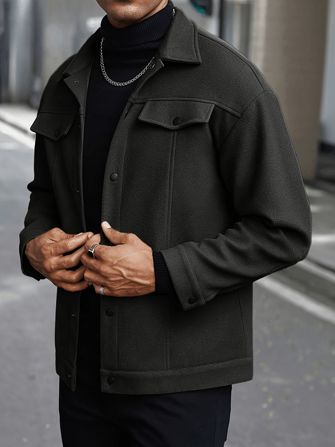 Lincoln | Classic Button-Up Jacket