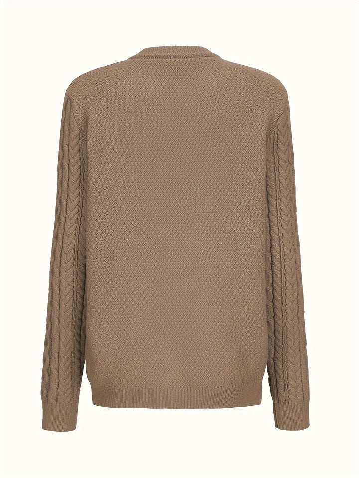 Annalise | Cable-Knit Button Cardigan