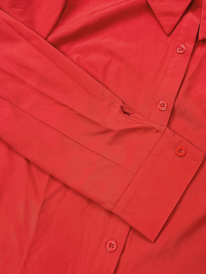 Juliana | Refined Long-Sleeve Button-Front Blouse