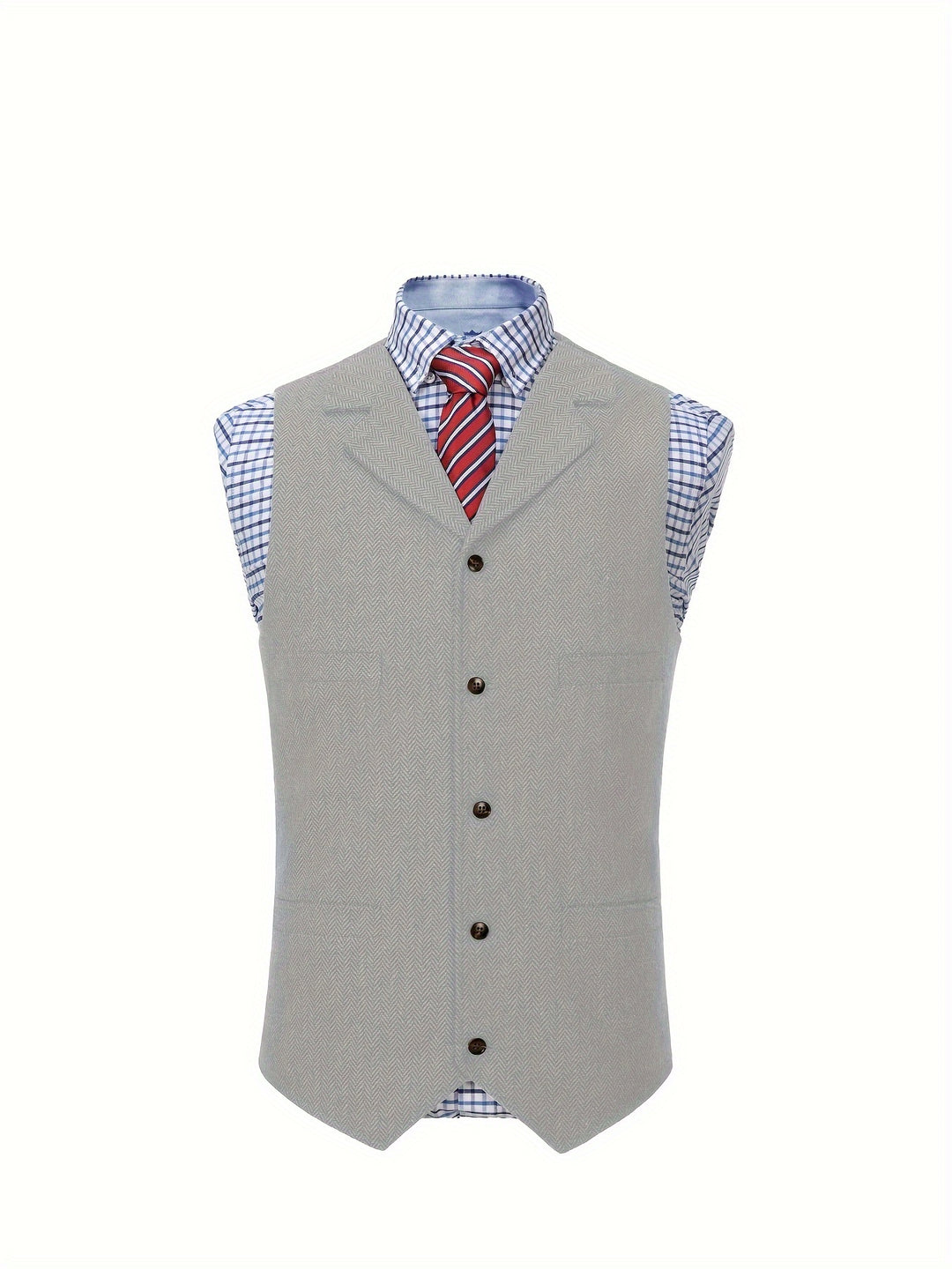Waylon | Heritage Herringbone Vest