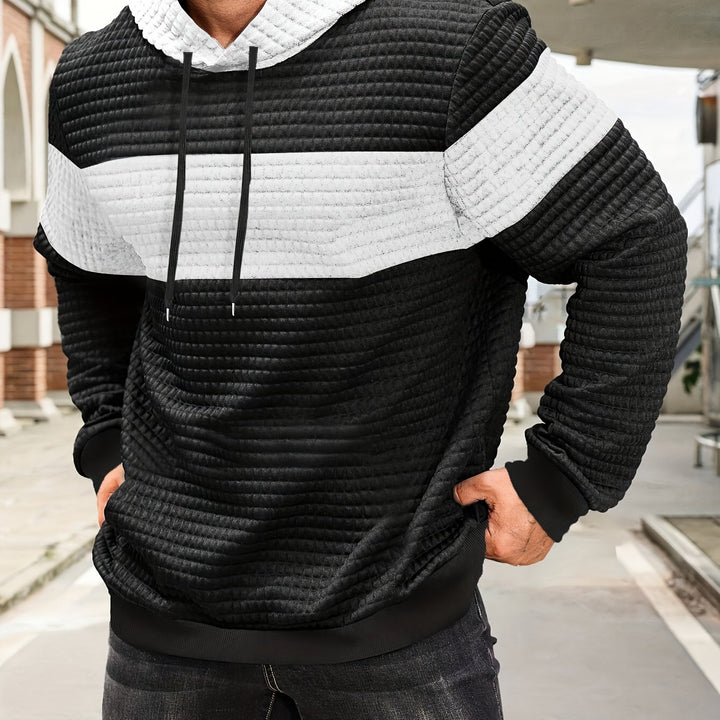 Braxton | Textured Pullover Hoodie