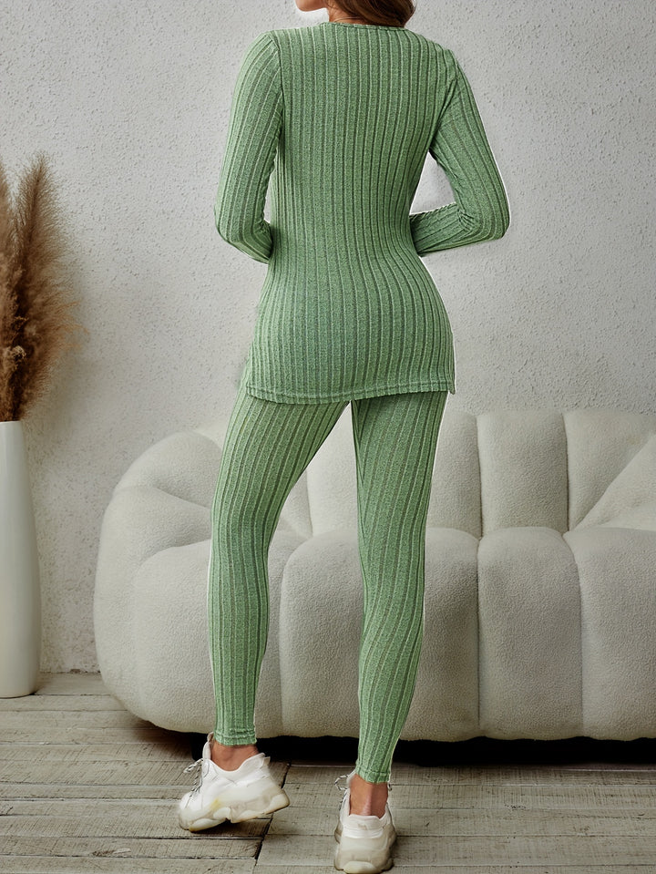 Tabitha | Ribbed Loose-Fit Two-Piece Set