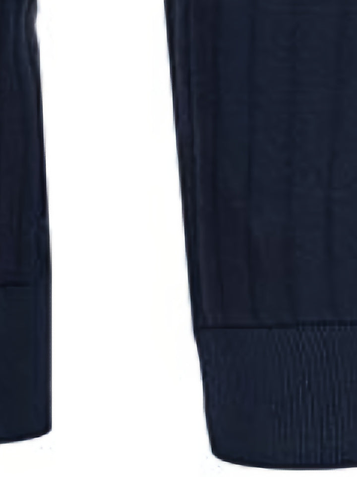 Clark | Ribbed Quarter-Zip Mock Neck Sweater