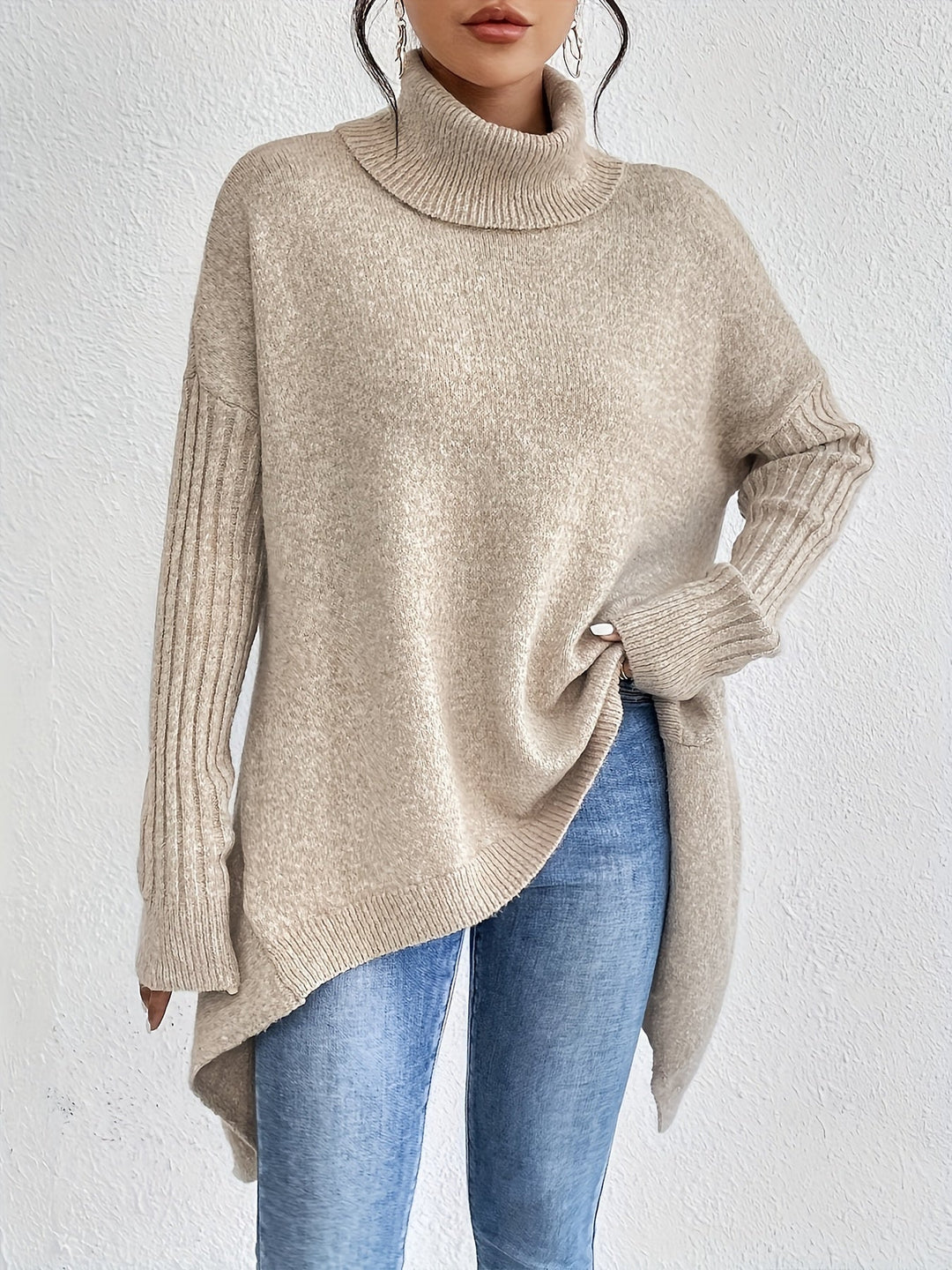 Laila | Oversized Turtleneck Sweater
