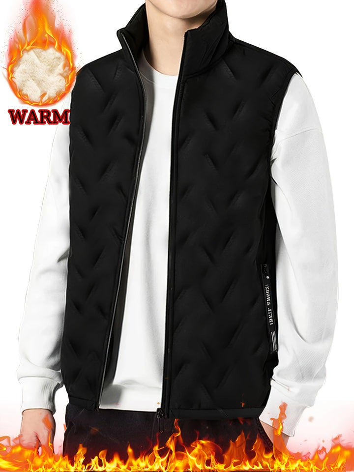 Reuben | Cozy Stand-Collar Vest