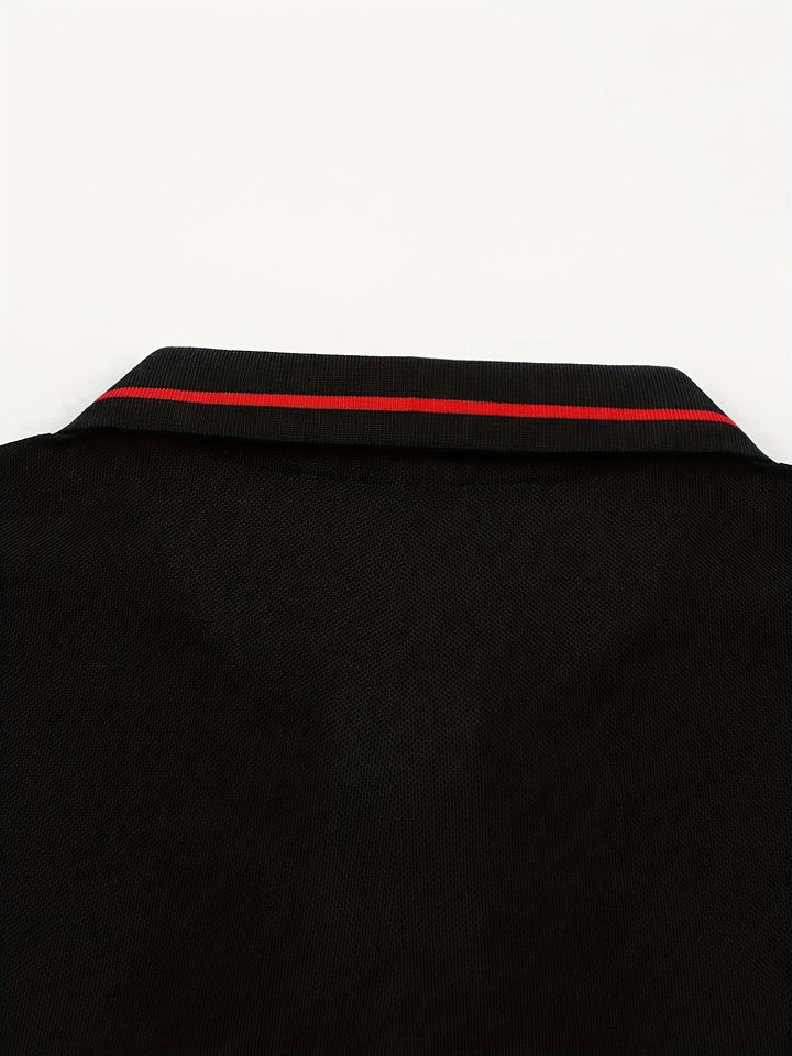 Emerson | Refined Long-Sleeve Polo Shirt