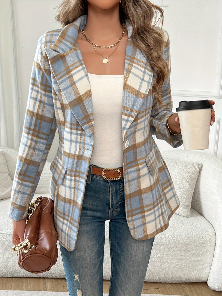 Annabel | Tailored Checked Blazer