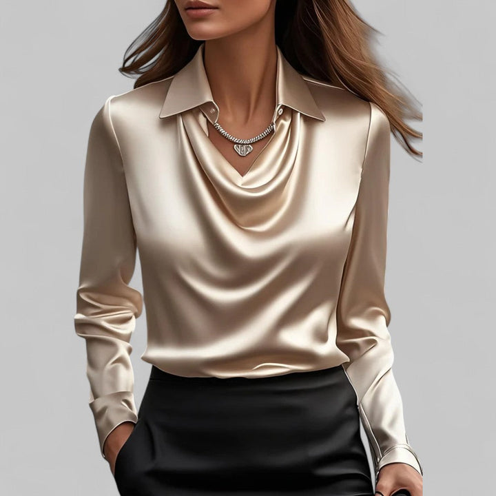 Claire | Elegant Satin Blouse