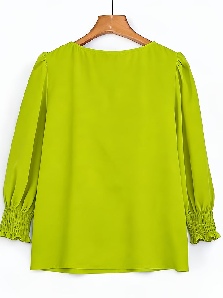 Maren | Refined Puff-Sleeve Blouse