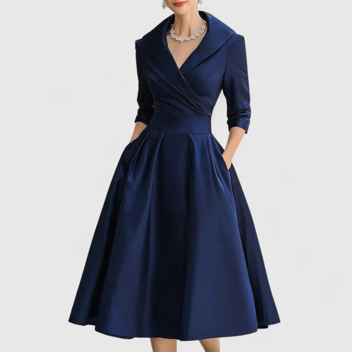 Ashley | Elegant Silhouette Midi Dress