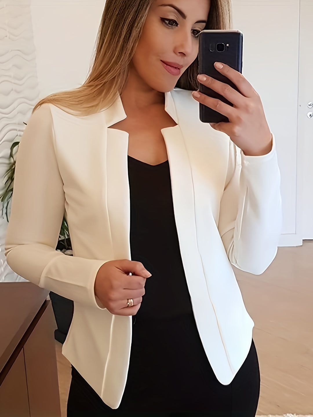 Yvonne | Open-Front Longline Jacket