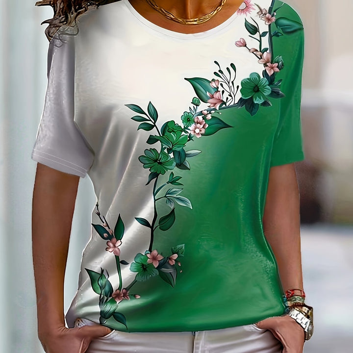 Meredith | Floral Gradient Top