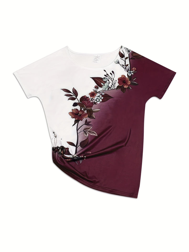 Meredith | Floral Gradient Top