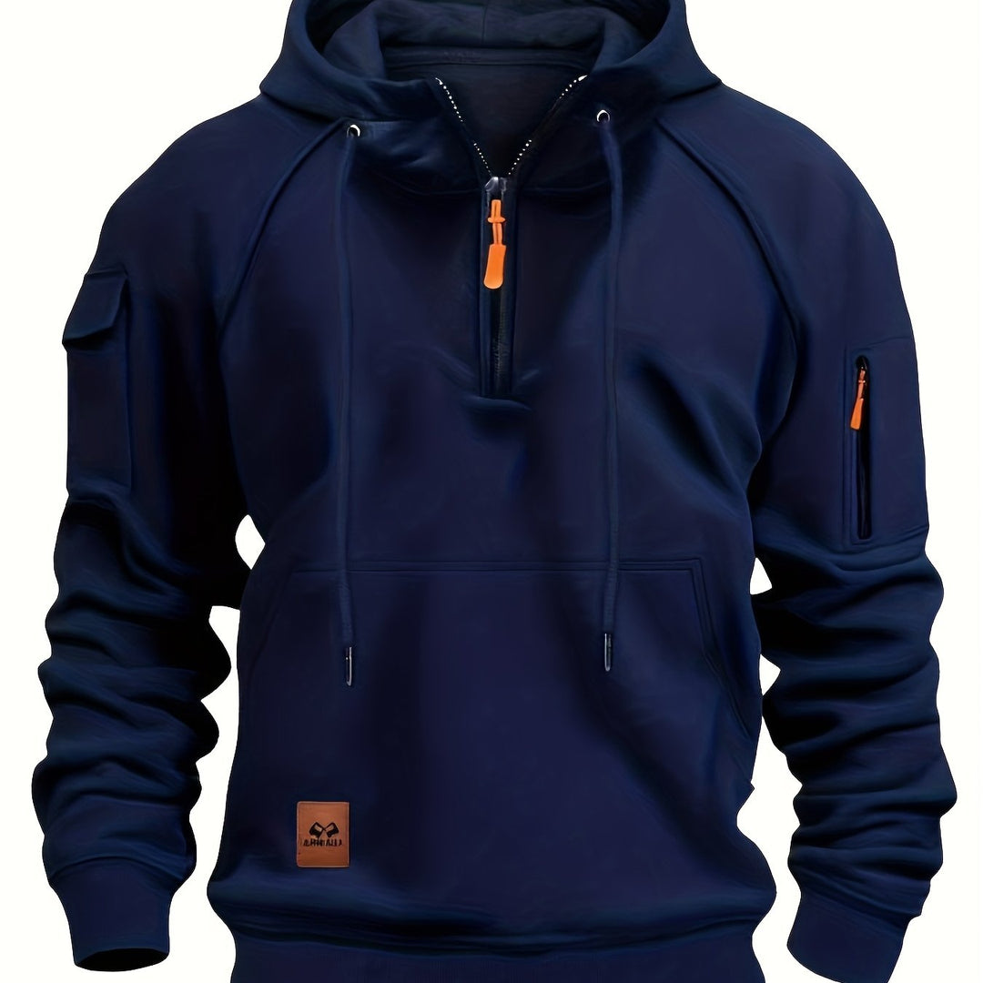 Brennan | Rugged Quarter-Zip Hoodie