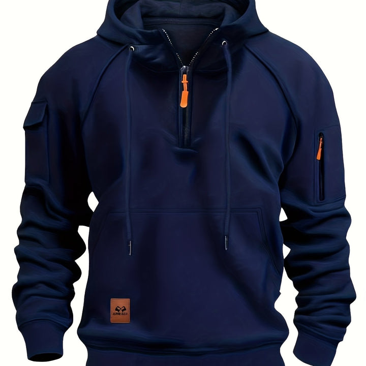 Brennan | Rugged Quarter-Zip Hoodie