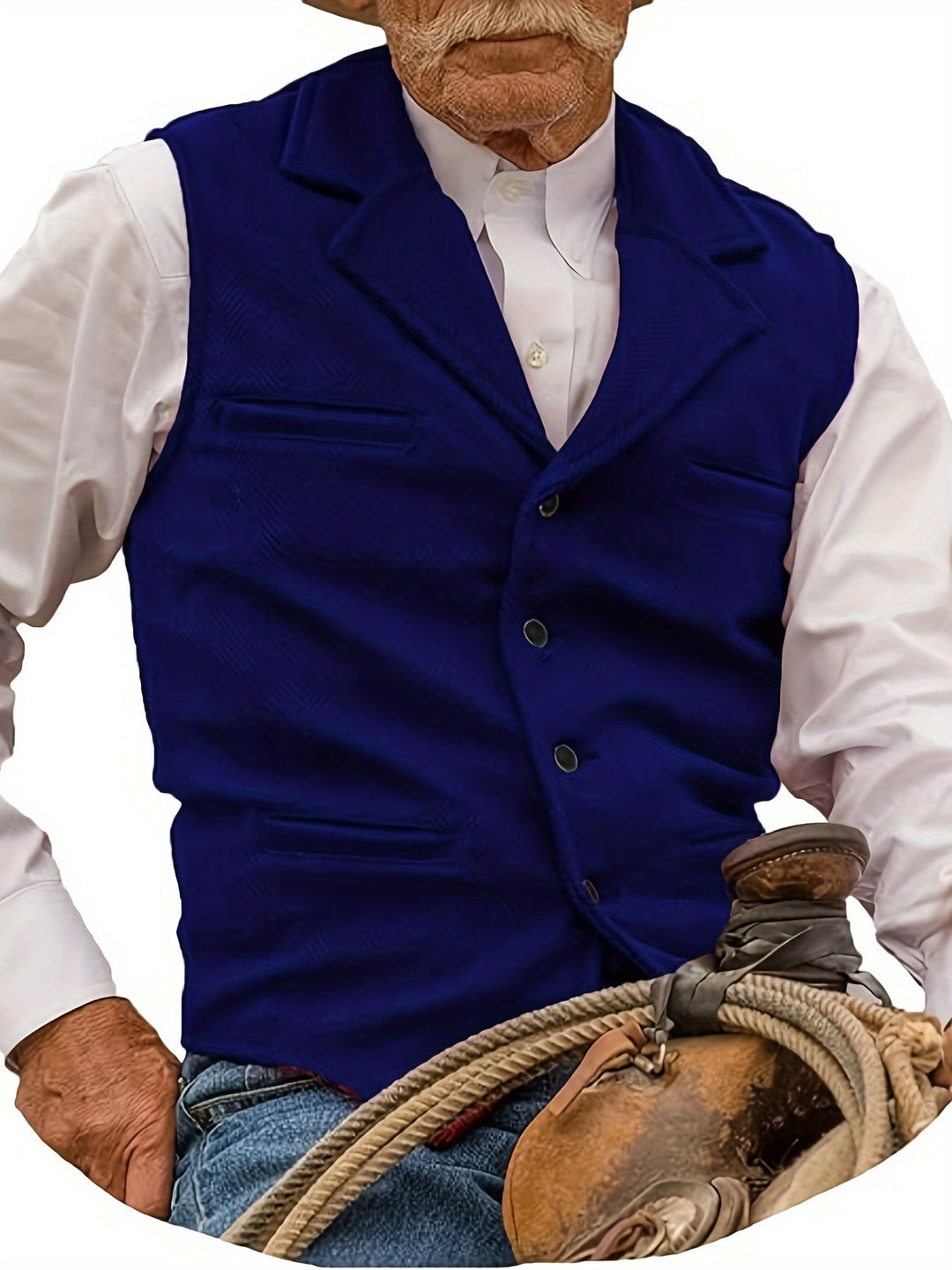 Waylon | Heritage Herringbone Vest
