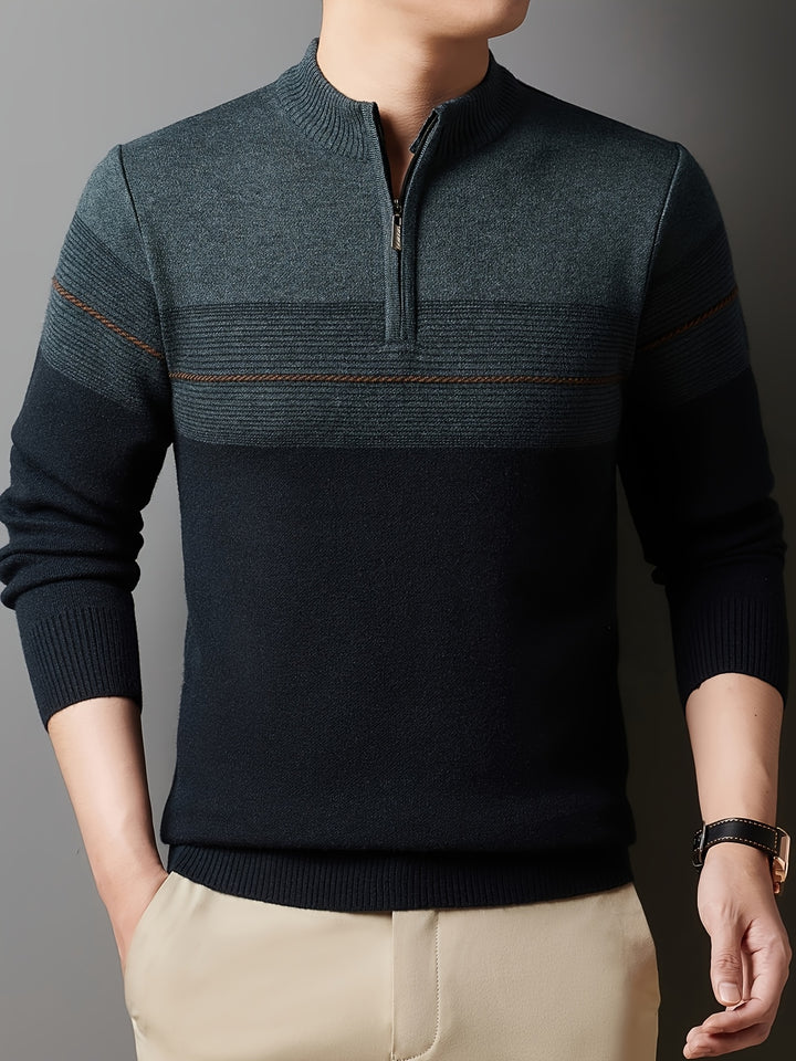 Gerard | Refined Zip-Neck Sweater