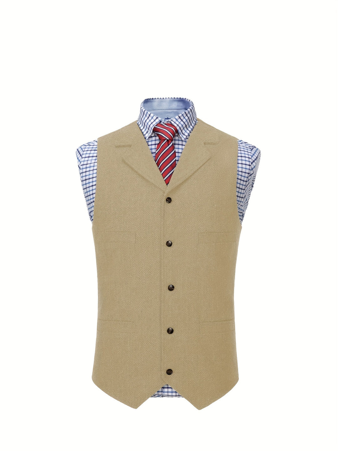 Waylon | Heritage Herringbone Vest