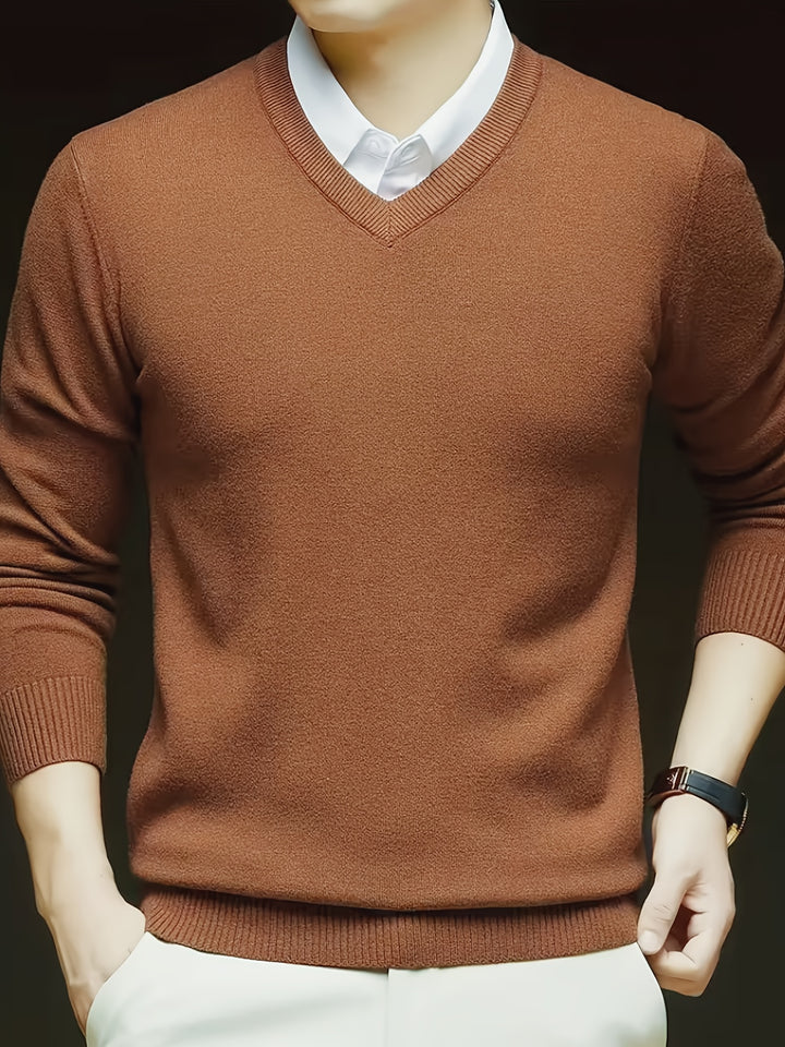 Vincent | Refined V-Neck Sweater