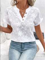 Miriam | Floral V-Neck Blouse