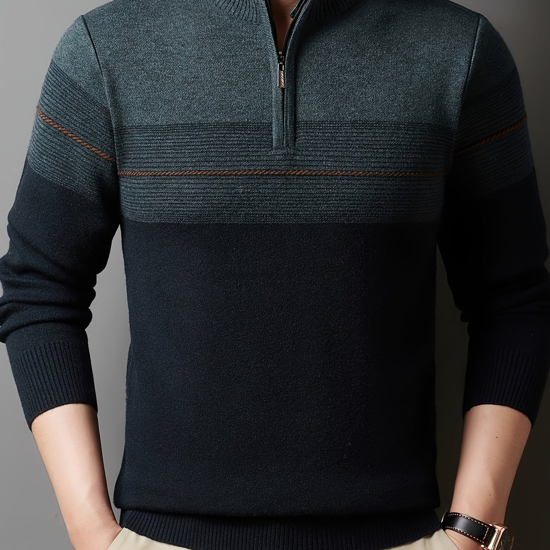 Gerard | Refined Zip-Neck Sweater
