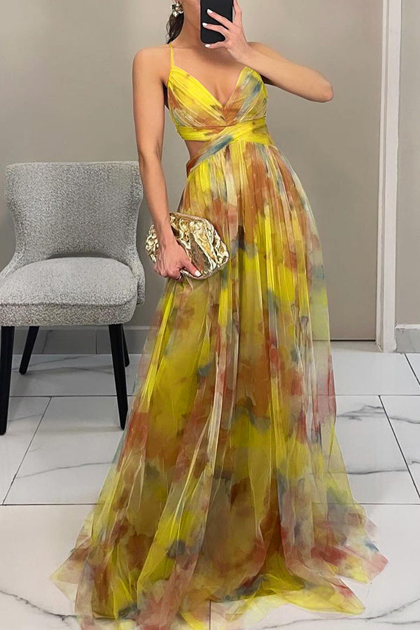 Giselle | Elegant Flowing Maxi Dress