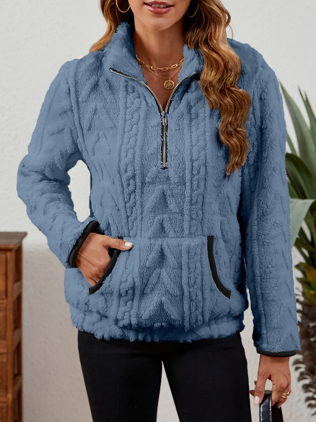 Regina | Cozy Half-Zip Pullover