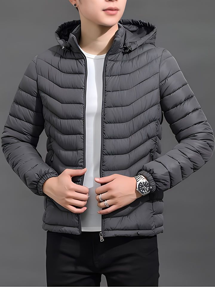 Silas | Hooded Quilted Puffer Jacket