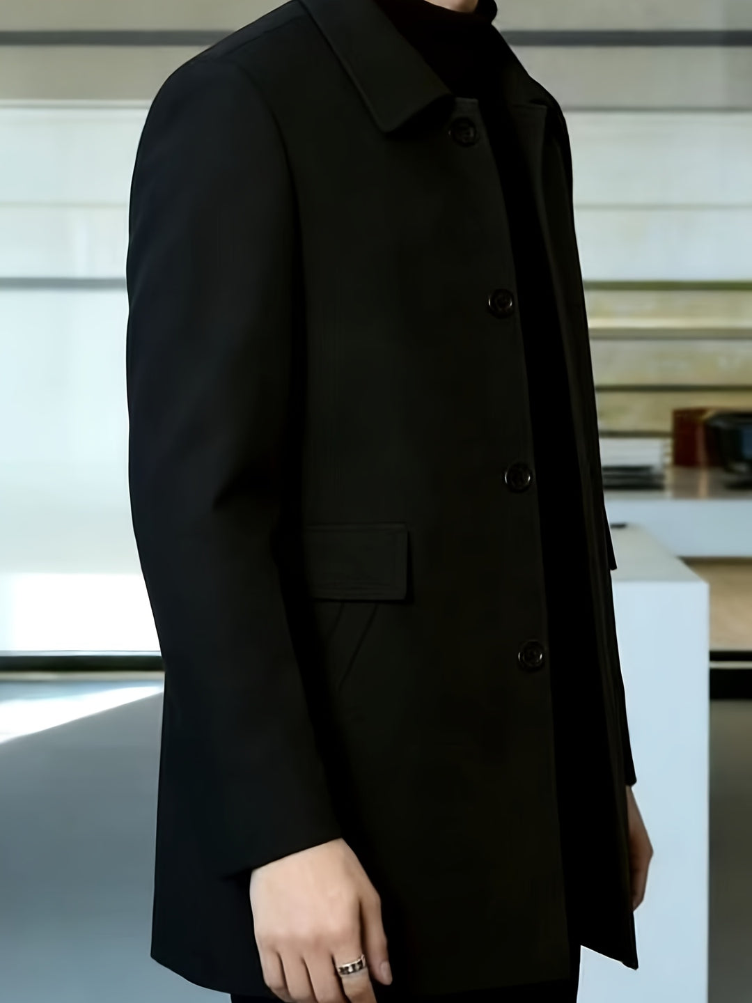 Anthony | Refined Single-Breasted Coat