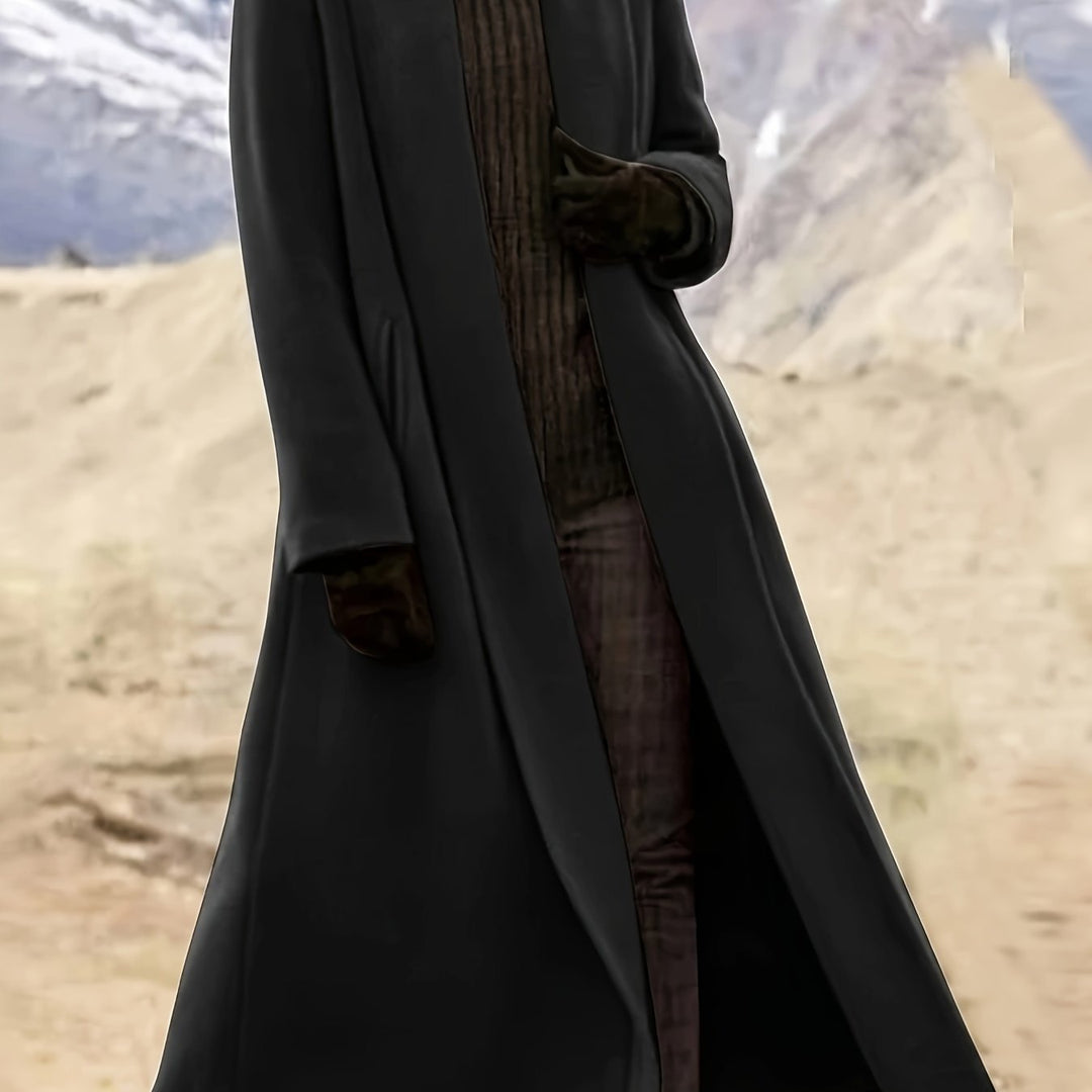 Tabitha | Floor-Length Draped Coat