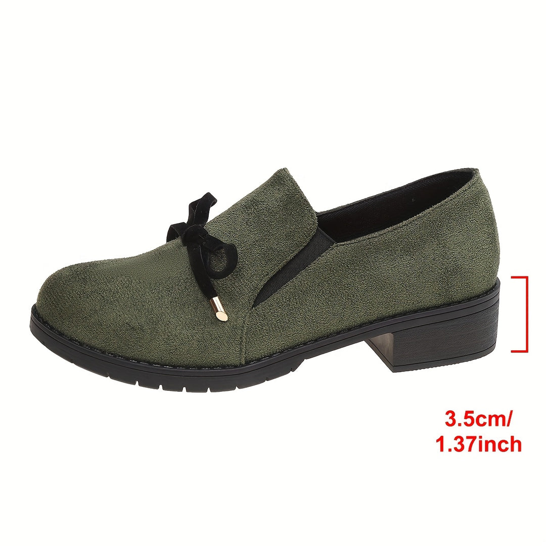 Odette | Bow-Detail Slip-On Loafers