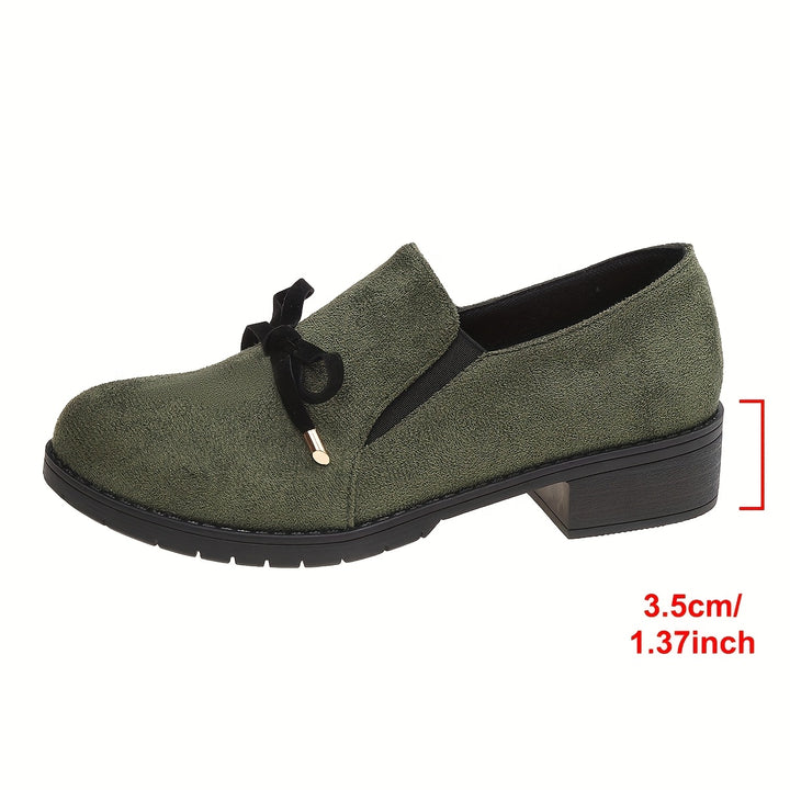 Odette | Bow-Detail Slip-On Loafers