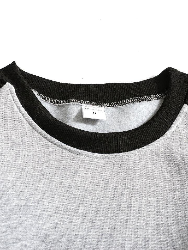 Alden | Contrast Raglan Sweatshirt