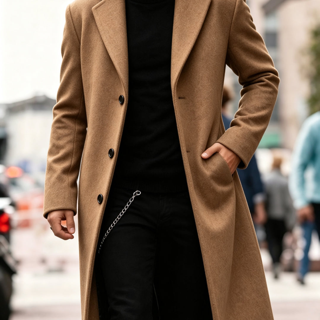 Nathanael | Tailored Longline Overcoat