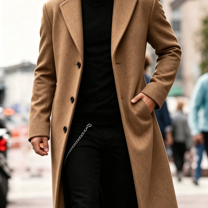 Nathanael | Tailored Longline Overcoat