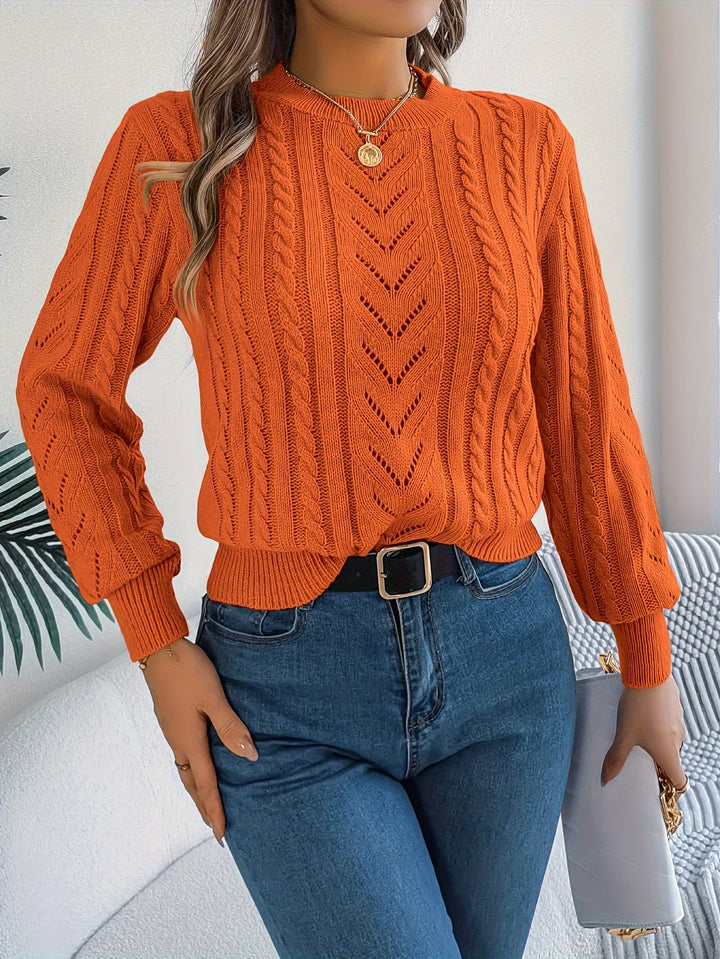 Marissa | Textured Cable-Knit Sweater