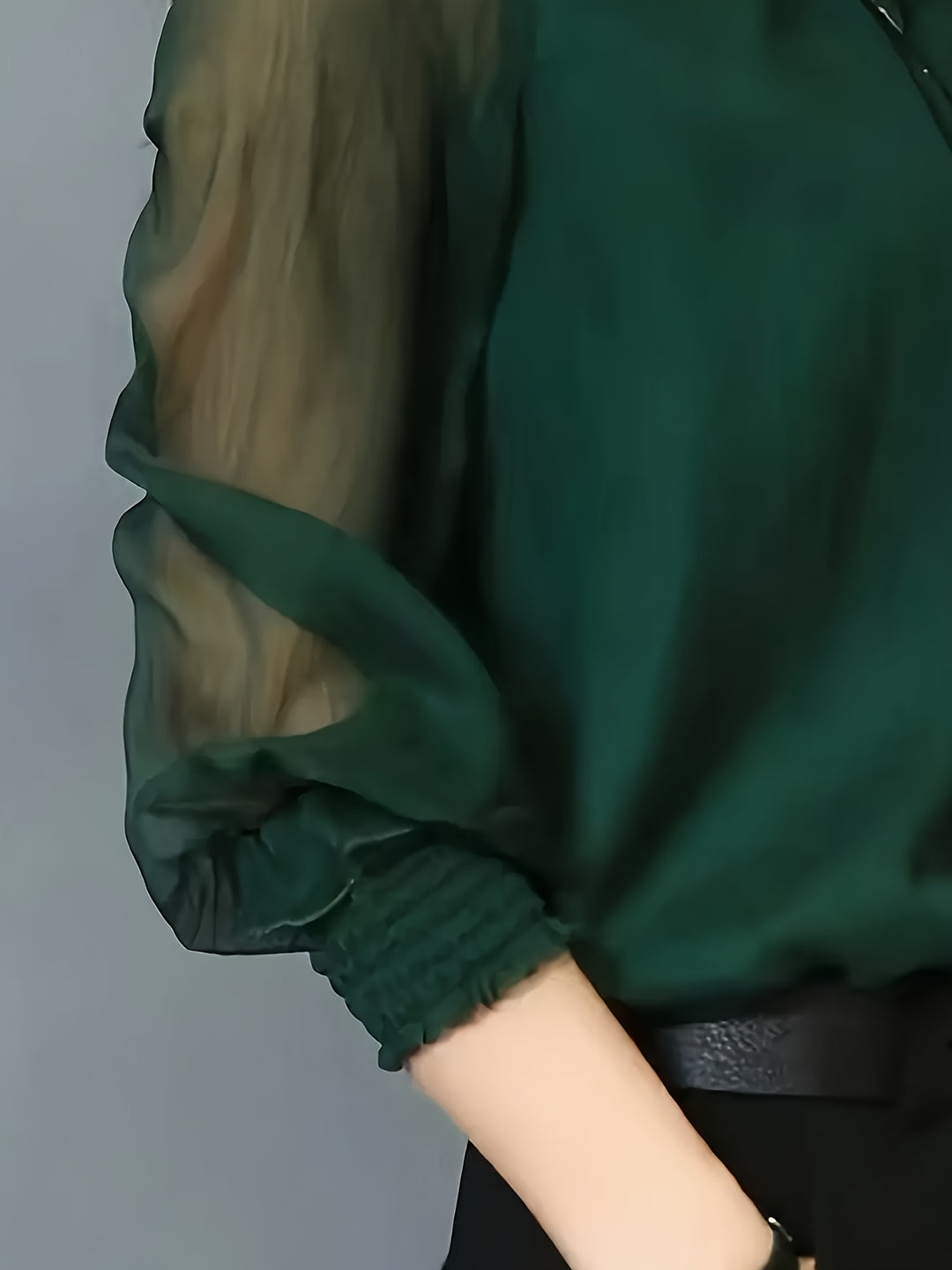 Bernadette | Elegant Stand-Collar Blouse