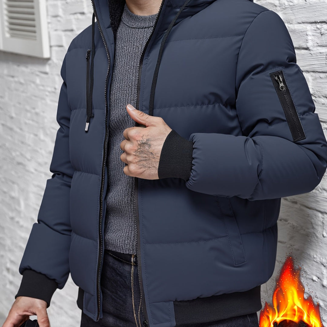 Brooks | Insulated Hooded Puffer Jacket