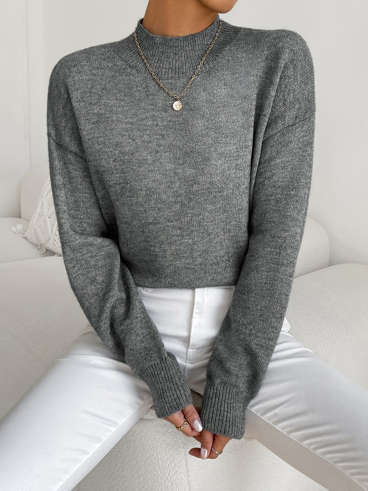Annika | Refined Mock Neck Sweater